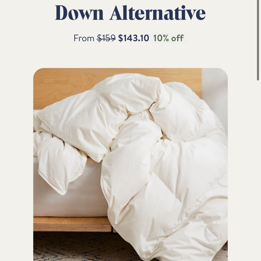 Full size comforter